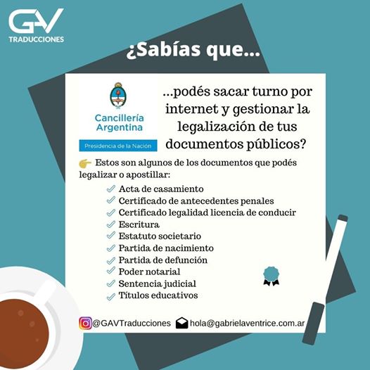 Nuevo Sistema De Legalización De Documentos | Gabriela Ventrice